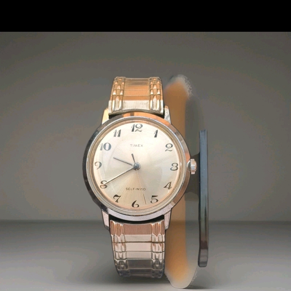 Timex Silver and Gold Watch